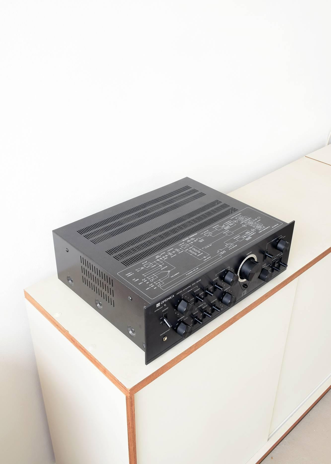 Amplificateur stéréo Sharp Optonica SM-3636 HB:: son superbe:: qualité époustouflante 1