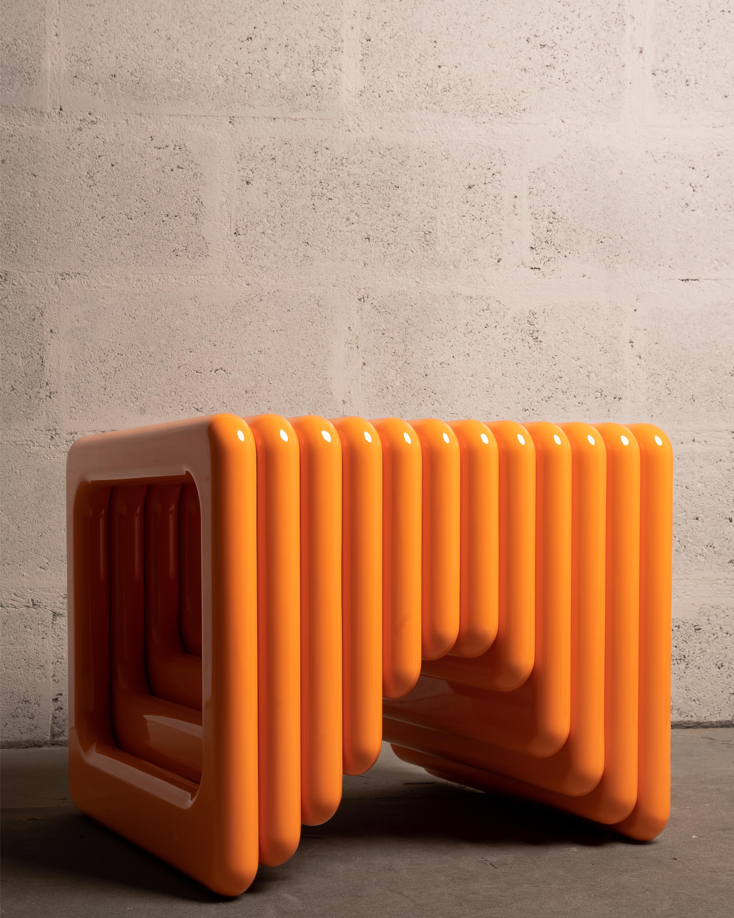 French Sharpei Side Table by Senimo For Sale