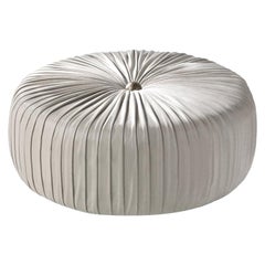 21st Century Sharpei Pouf in Leather by Roberto Cavalli Home Interiors