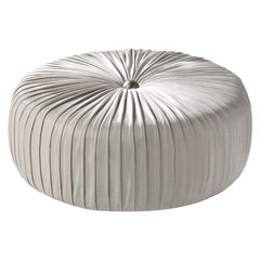 21st Century Sharpei Pouf in Leather by Roberto Cavalli Home Interiors 