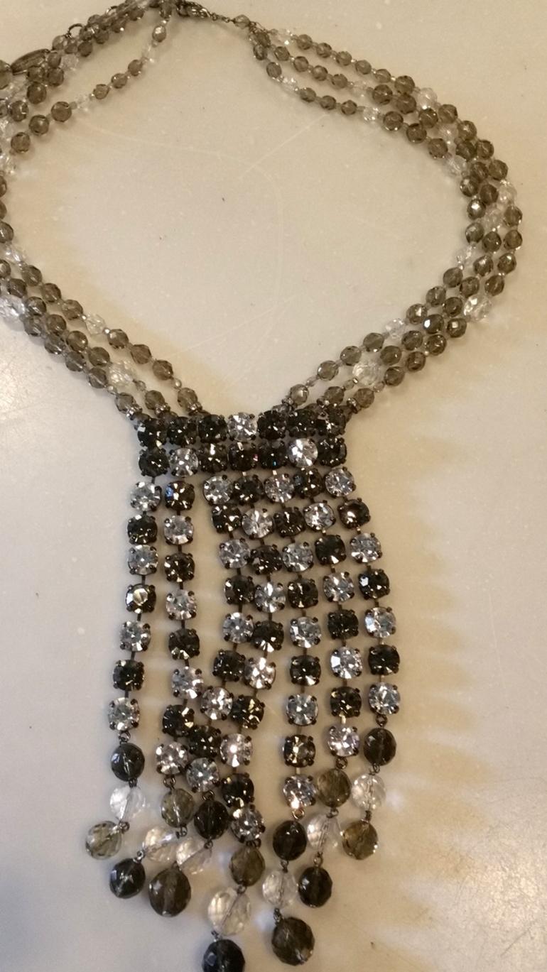 Mid-Century Modern Sharra Pagano Costume Jewelry Necklace