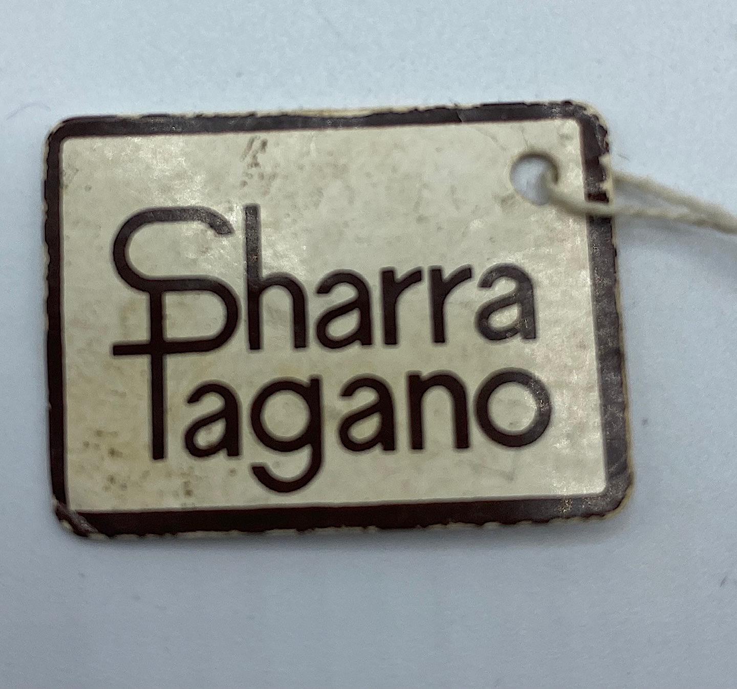 Sharra Pagano, Italy 1980s Gold, Rhinestone & Lucite Pendant Earrings 3