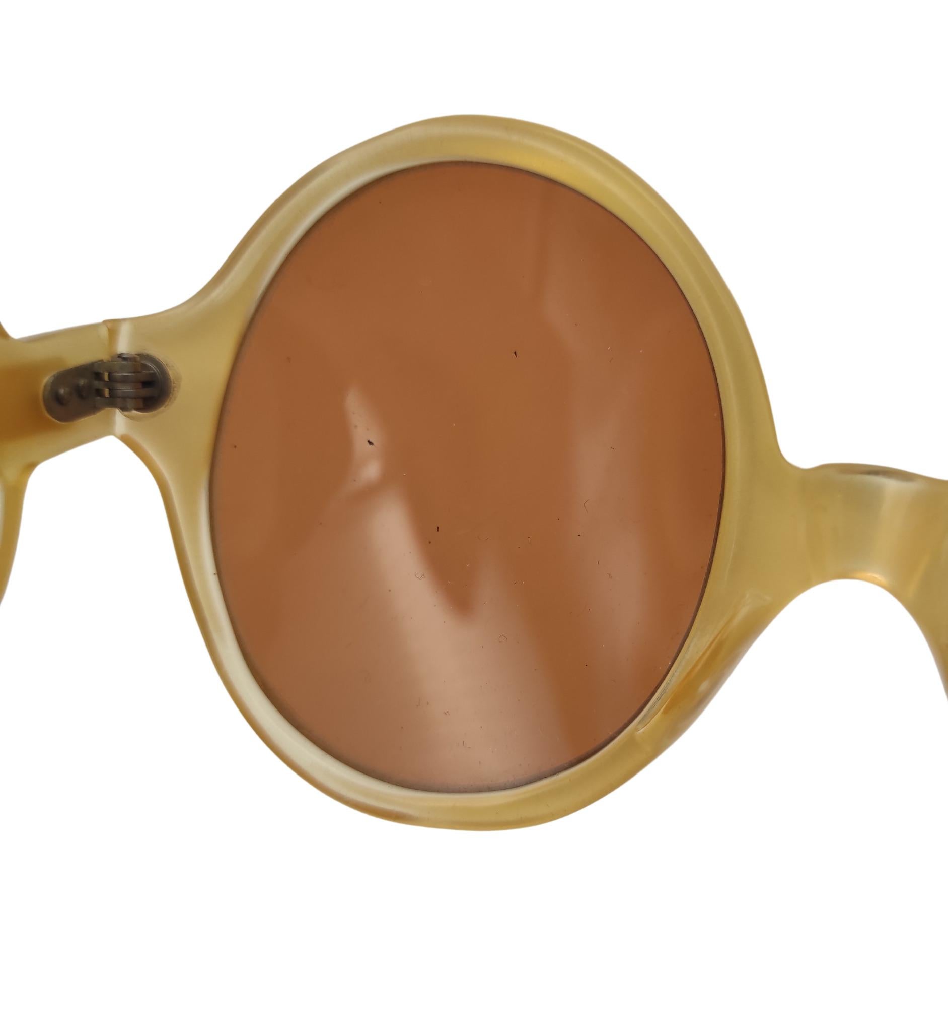 Sharra Pagano yellow 4 lenses sunglasses For Sale 2