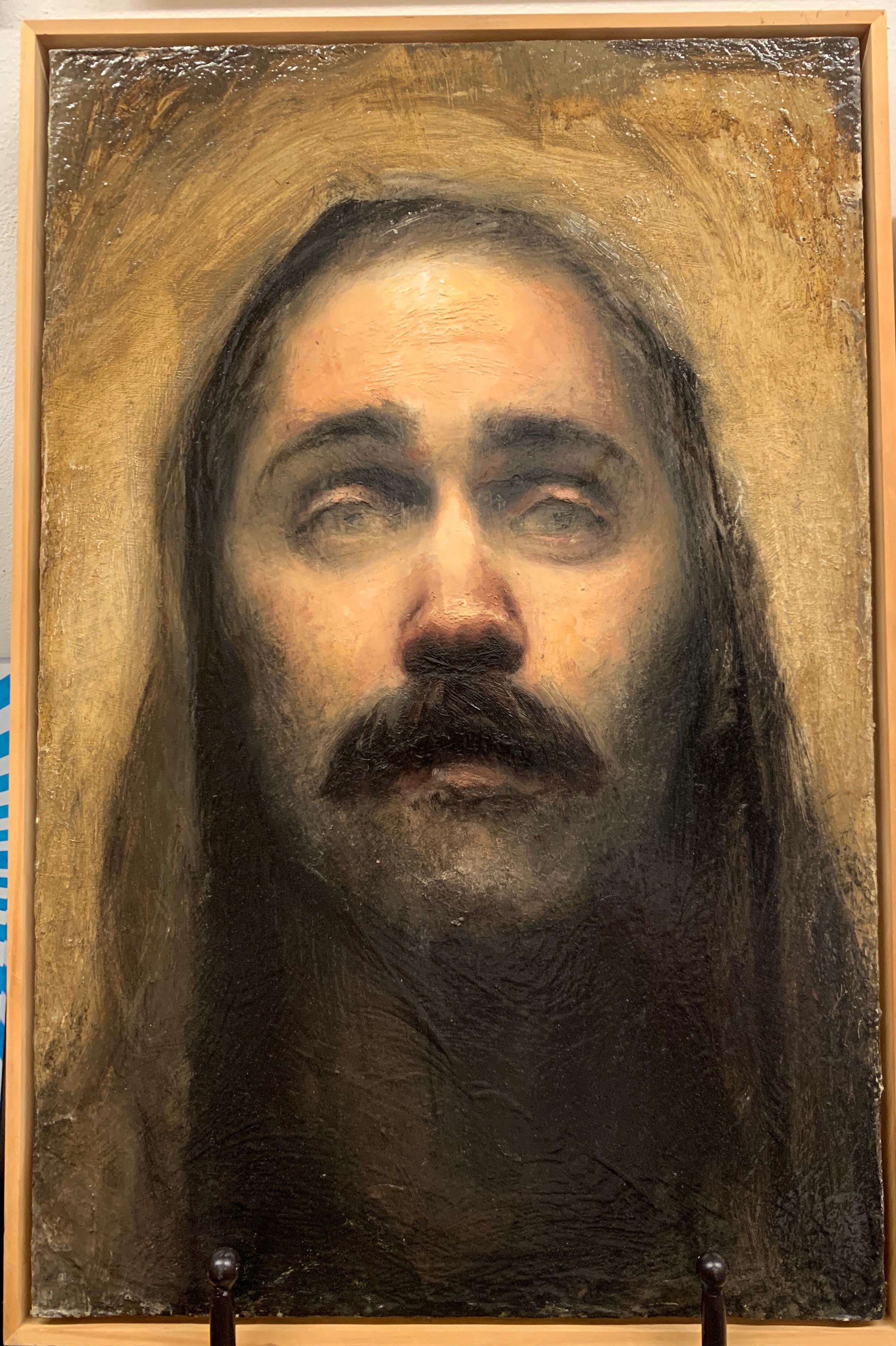 Selbstporträt – Painting von Shaun Berke