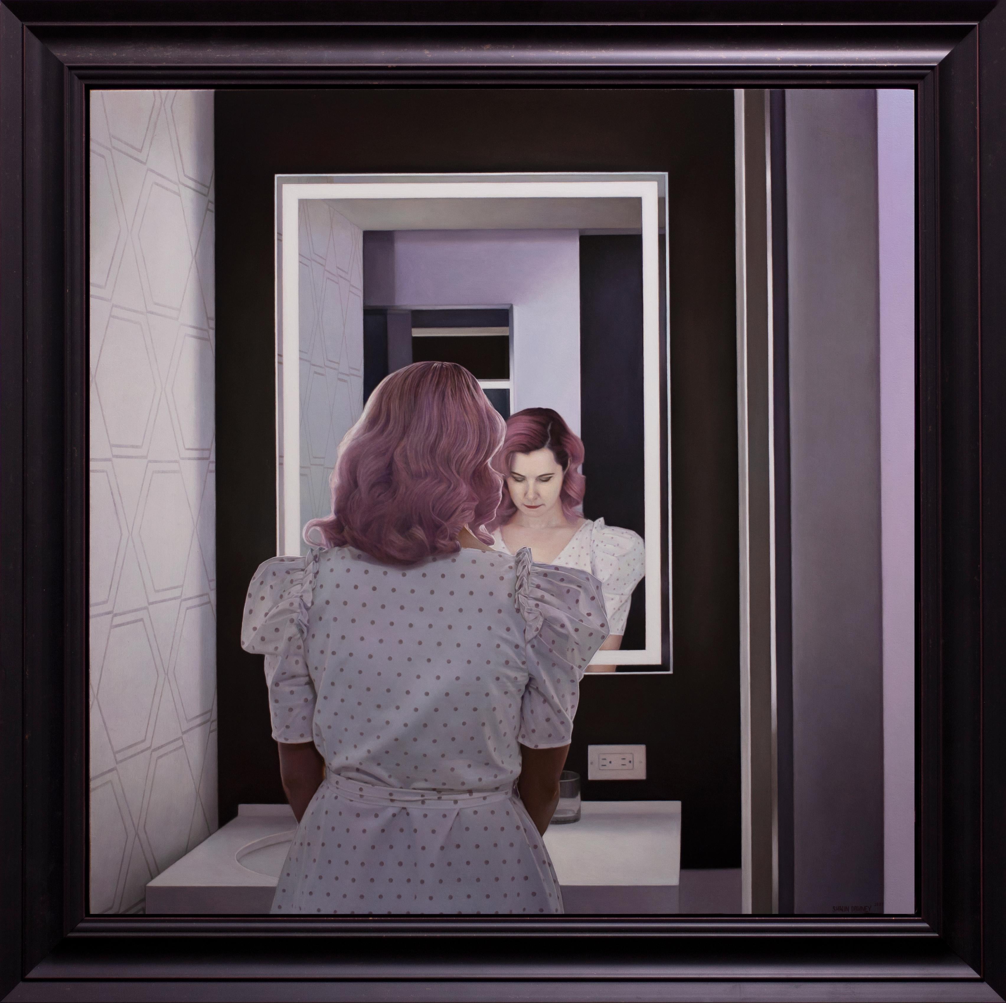 Manhattan Hotel Room - Painting by Shaun Downey