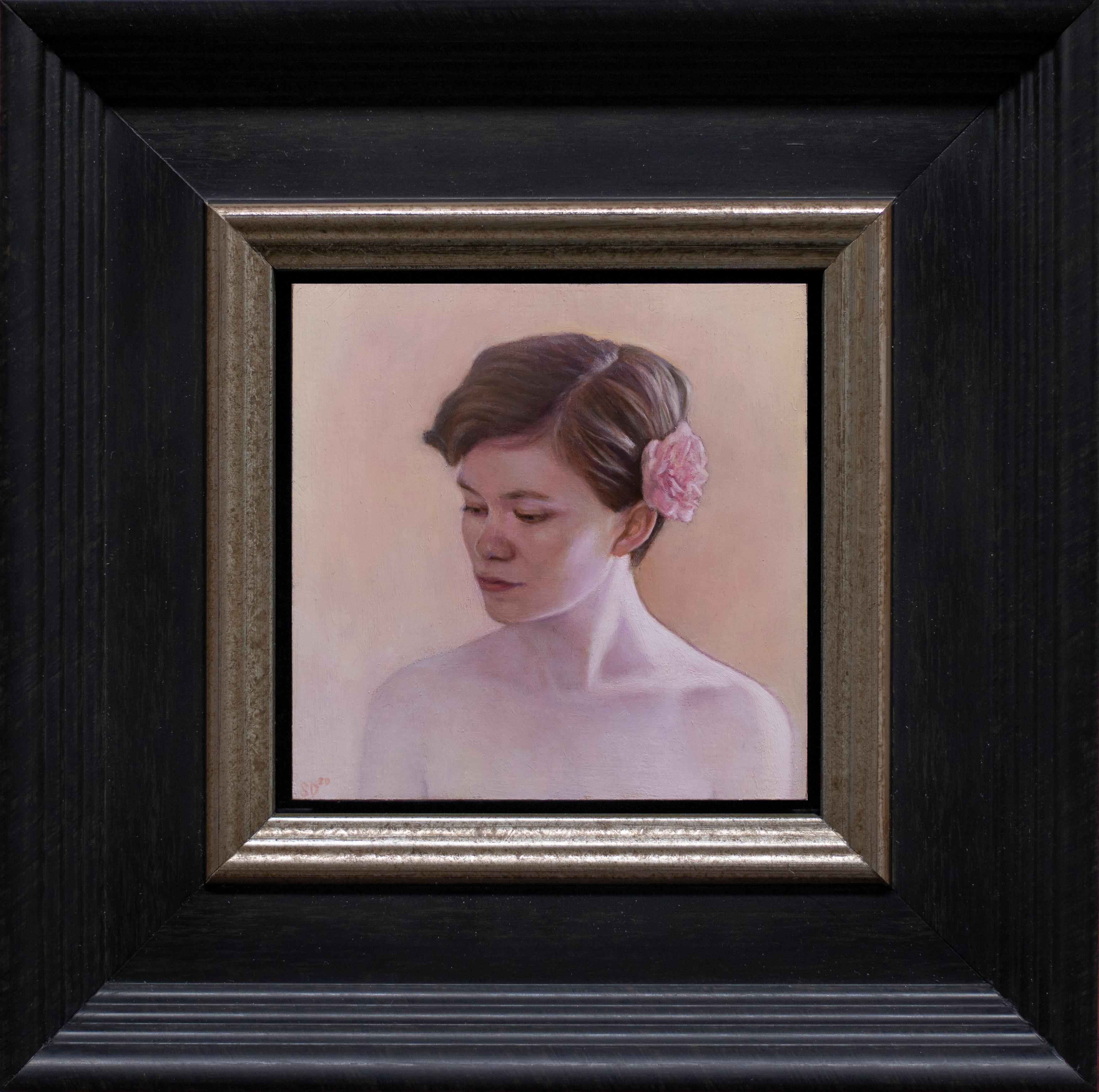 Pink Flower - Painting by Shaun Downey