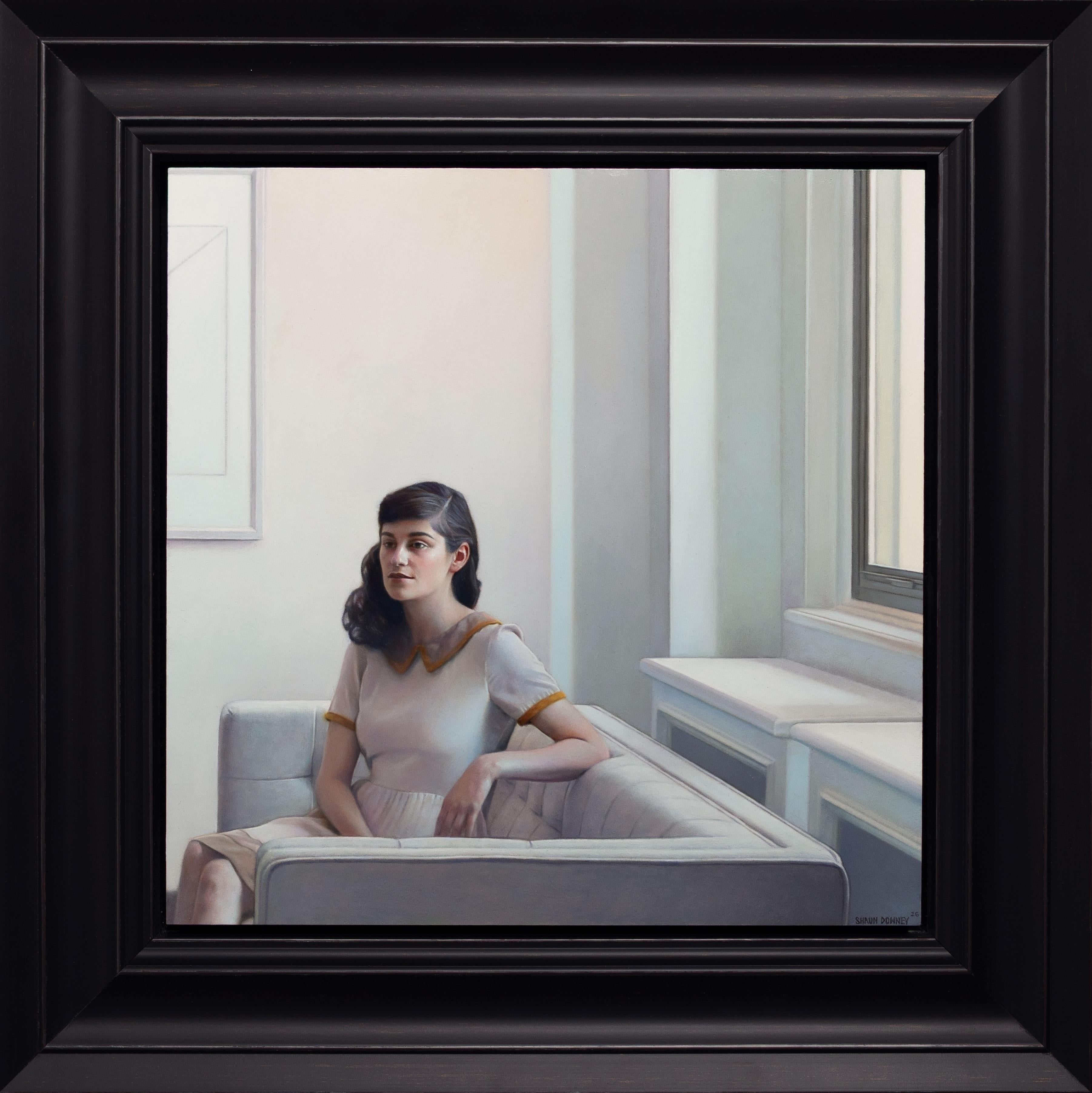 Rest Portrait Shaun Downey - Saturday Rest Portrait of a Young Woman Oil Painting on ...