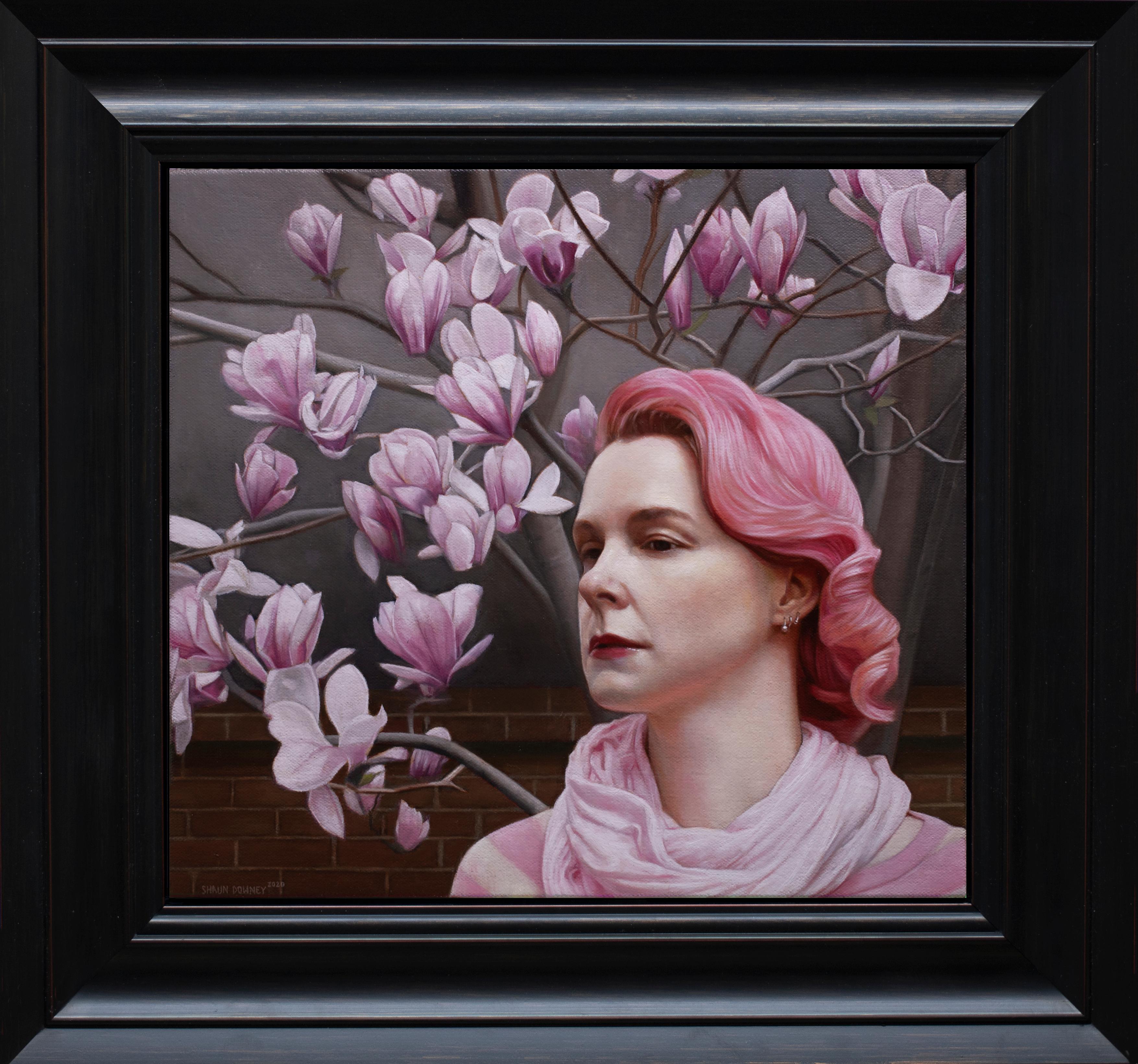 Within the Magnolias - Painting by Shaun Downey