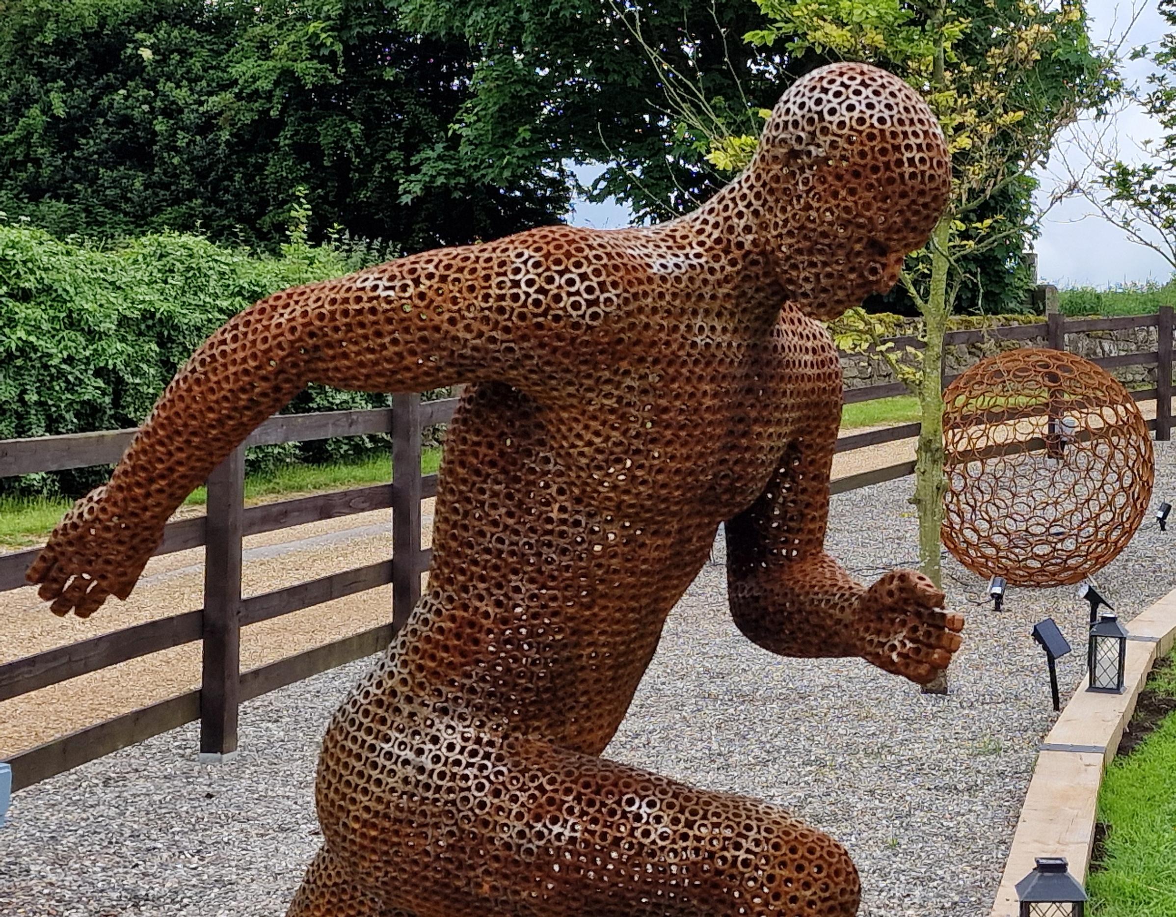 Running Man - Sculpture by Shaun Gagg