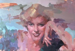 Transcending Marilyn - original figurative oil painting - contemporary artwork