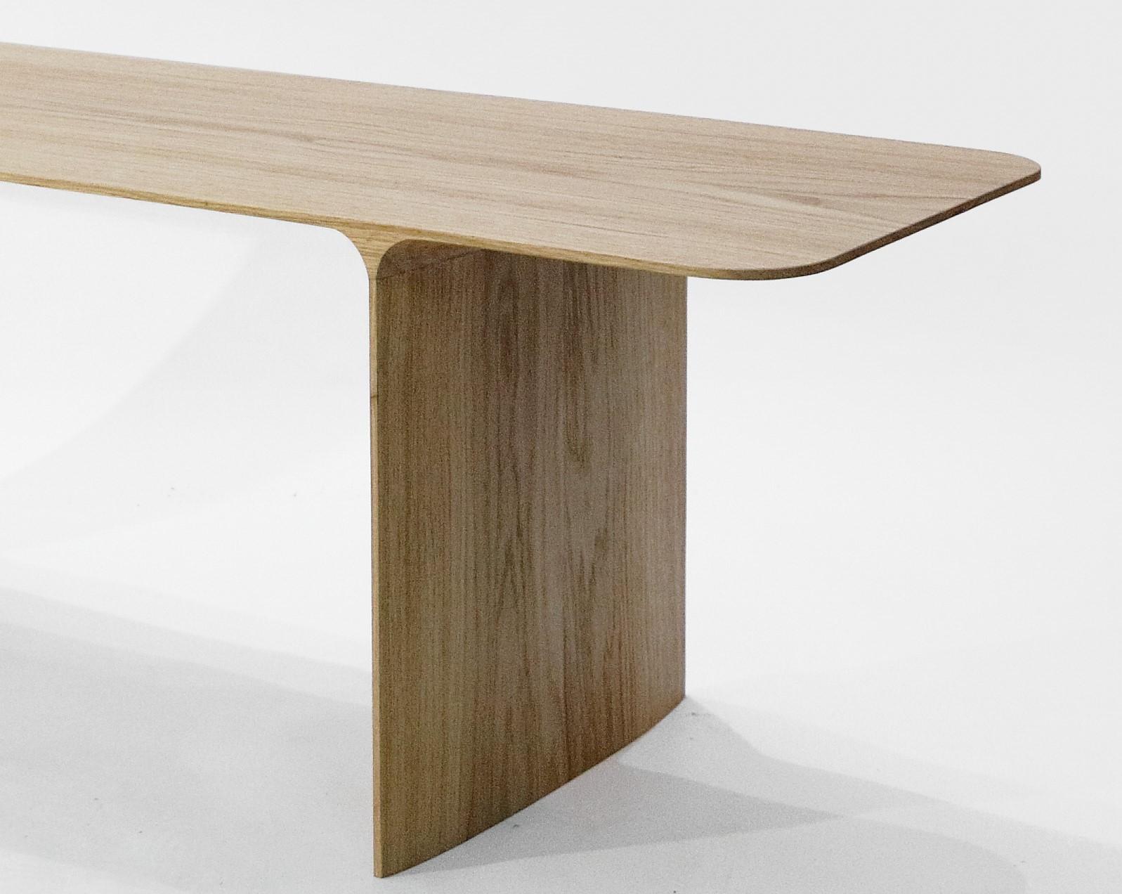Shave Oak Bench by Cedric Breisacher In New Condition For Sale In Geneve, CH
