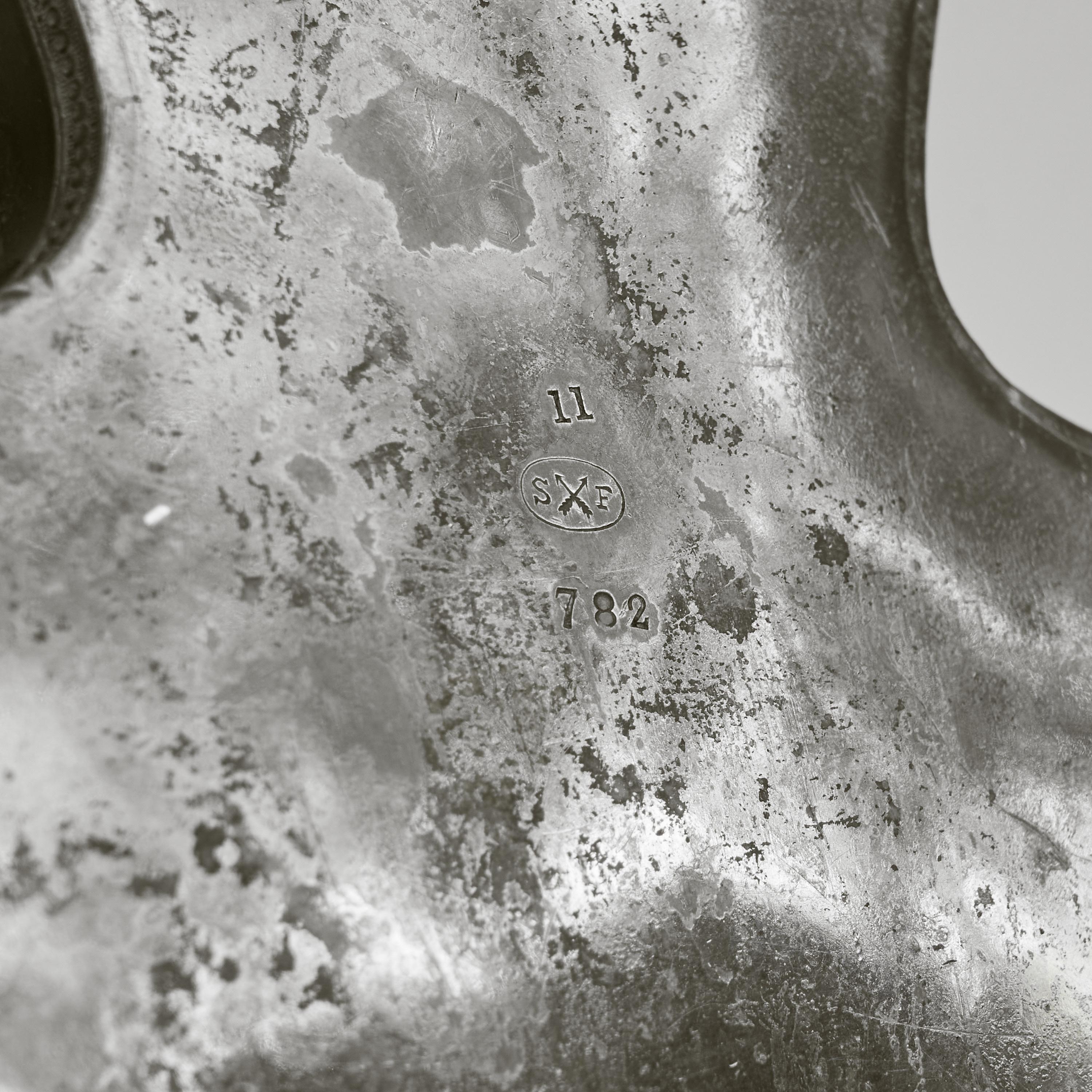 Shaw & Fisher, antiker Flaschenhalter aus patiniertem Silber, 19. Jahrhundert (Versilberung) im Angebot