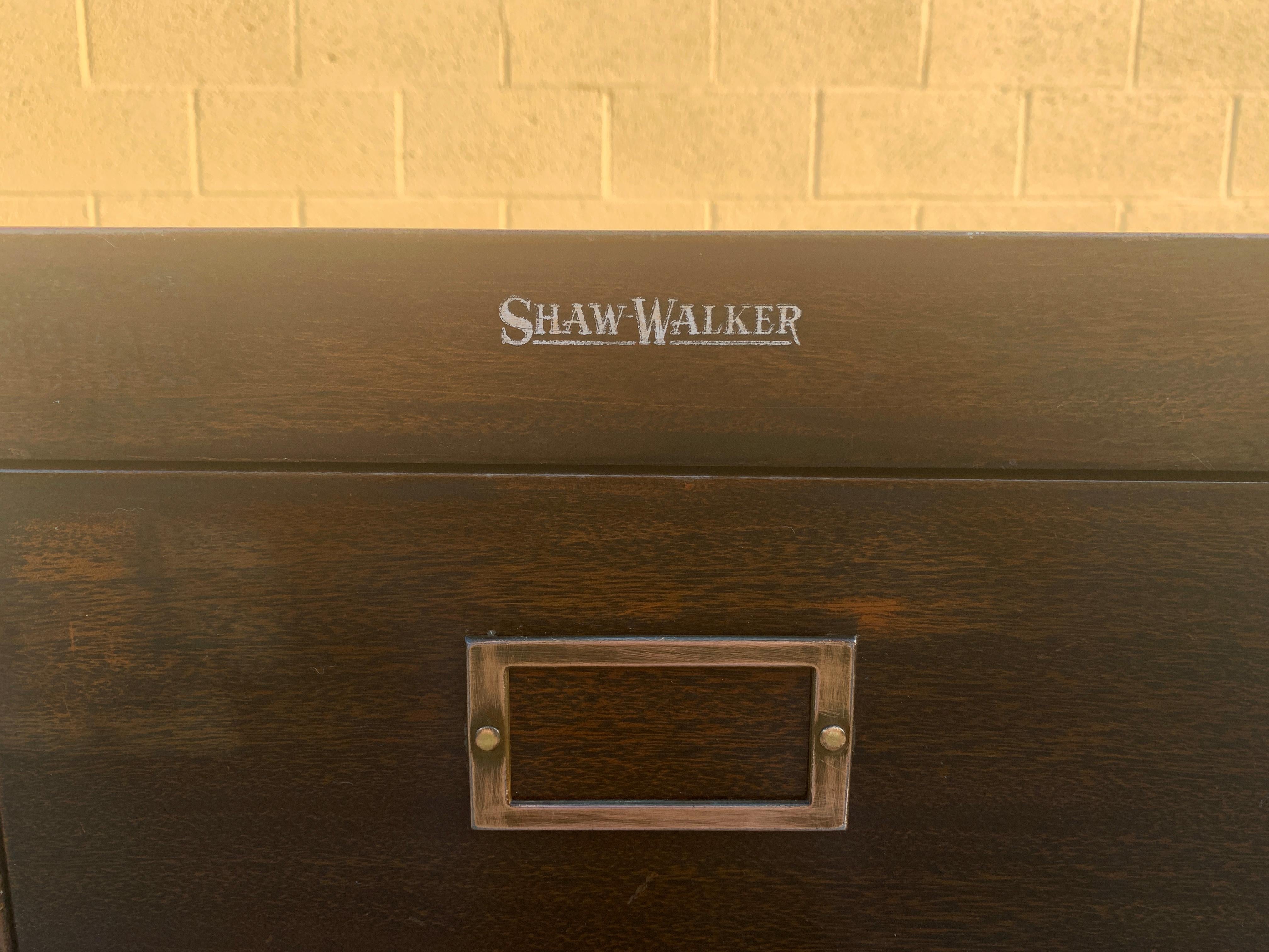 shaw walker filing cabinet
