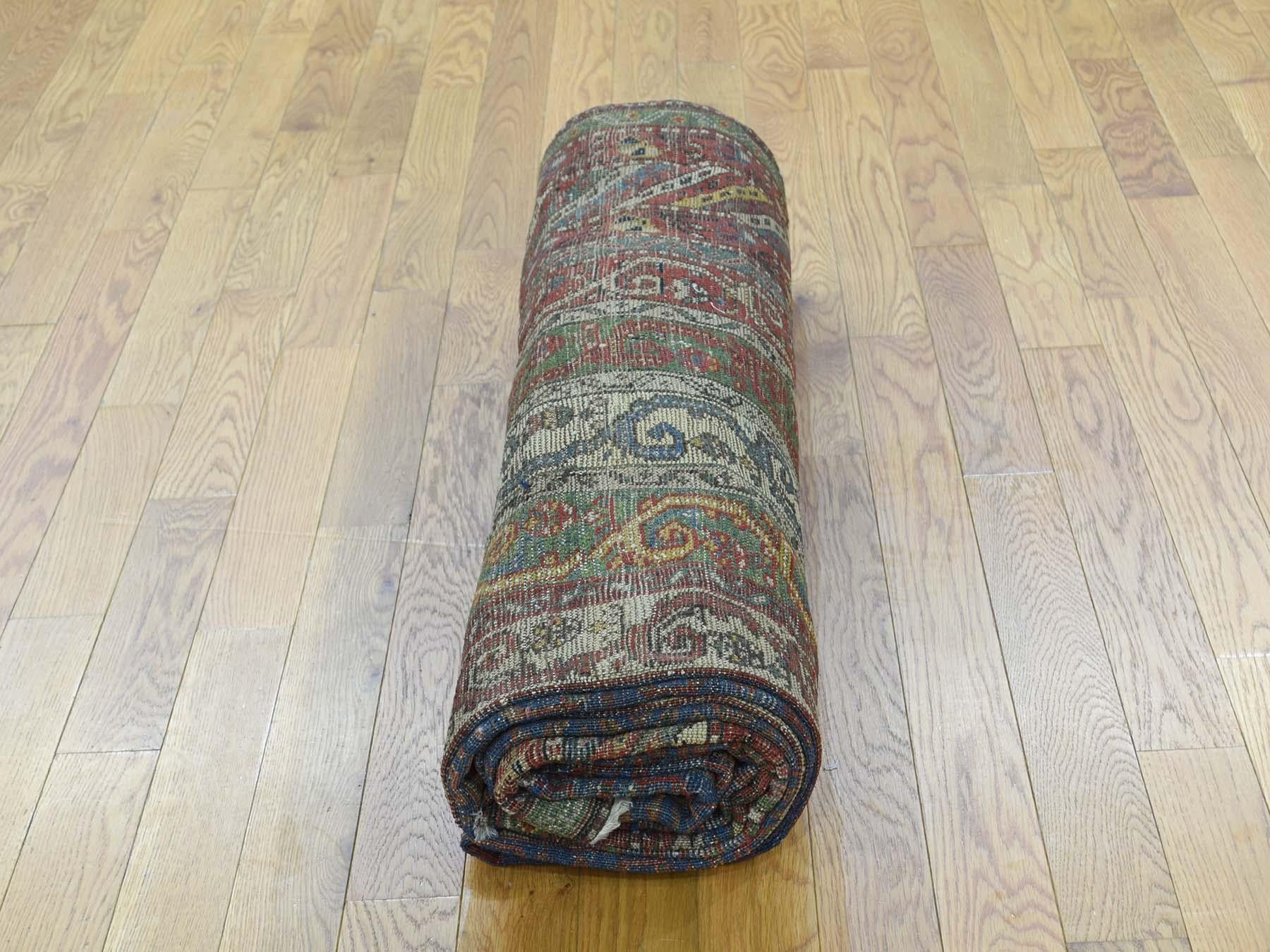 Alfombra Persa Ancha Diseño Chal 1900 Antiguo Noroeste en venta 4