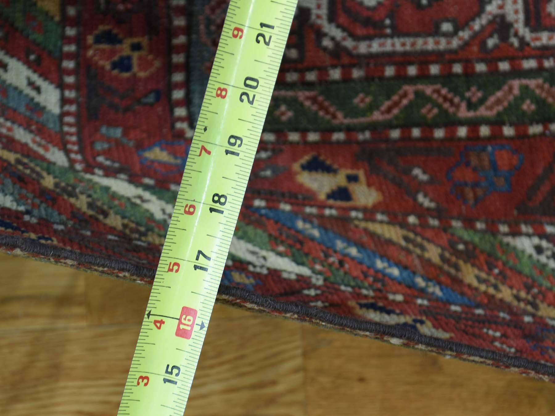 Schal Design 1900 Antiker Nordwest Persischer Breiter Läufer Teppich (Handgeknüpft) im Angebot