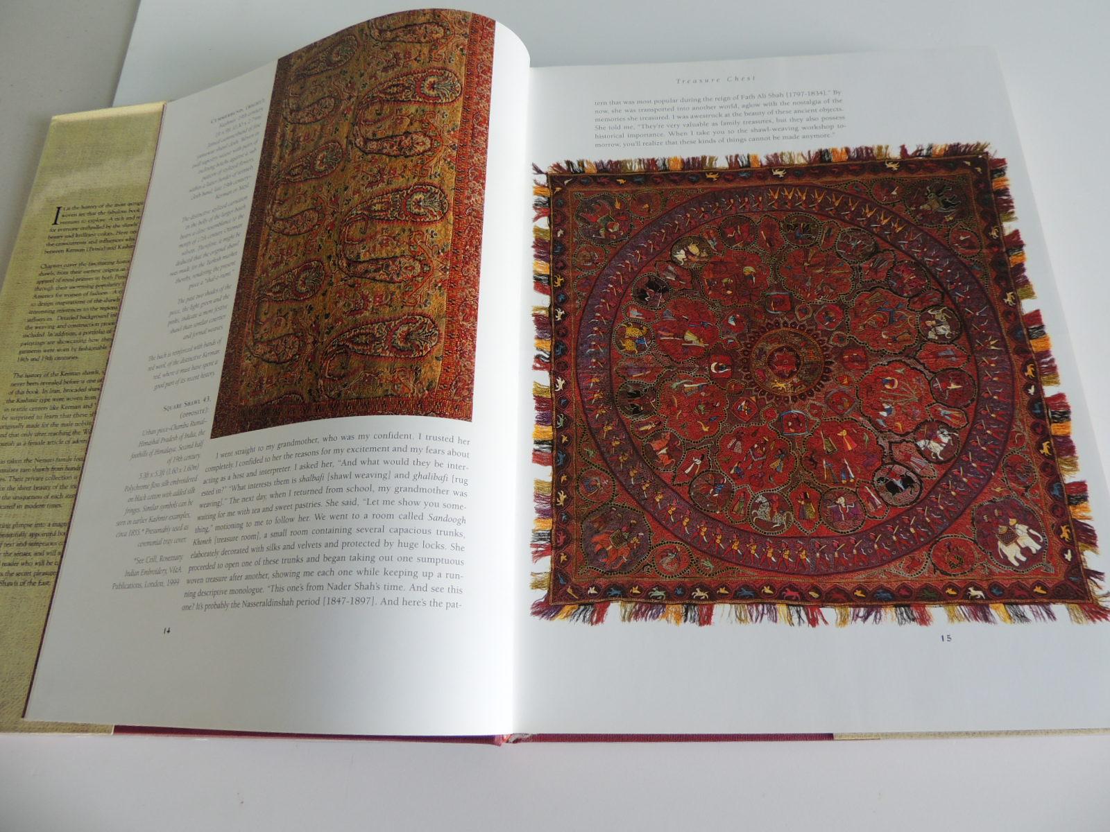 Shawls of the East From Kerman to Kashmir Hardcover Decorating Book In Good Condition In Oakland Park, FL
