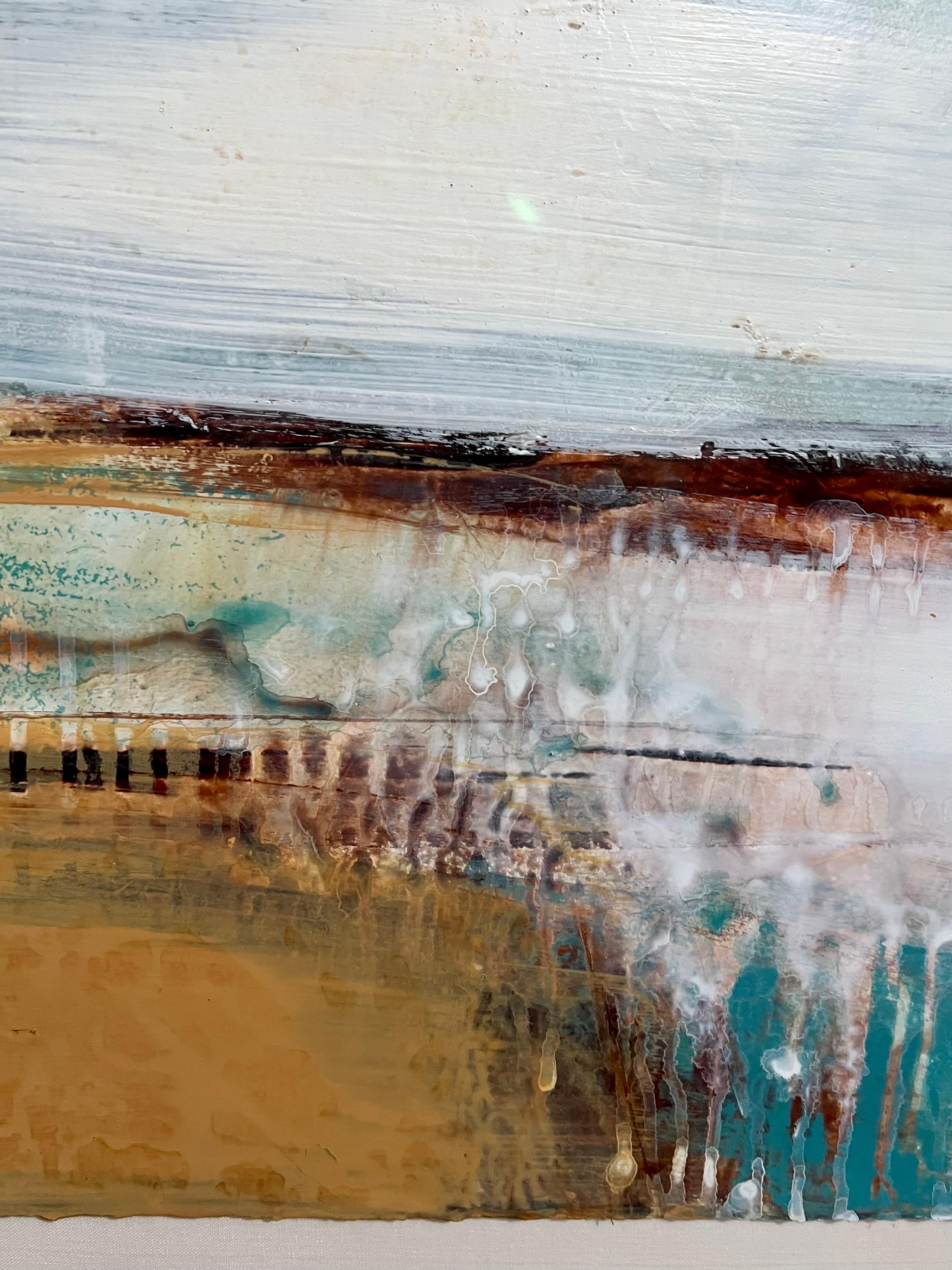 Abstrakter Expressionismus Tugenden Landschaft Venezianische Gipsmalerei Shawn Dulaney im Angebot 6