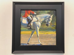 Shawn Faust, "20 Buttons", Equestrian Oil Painting on Board