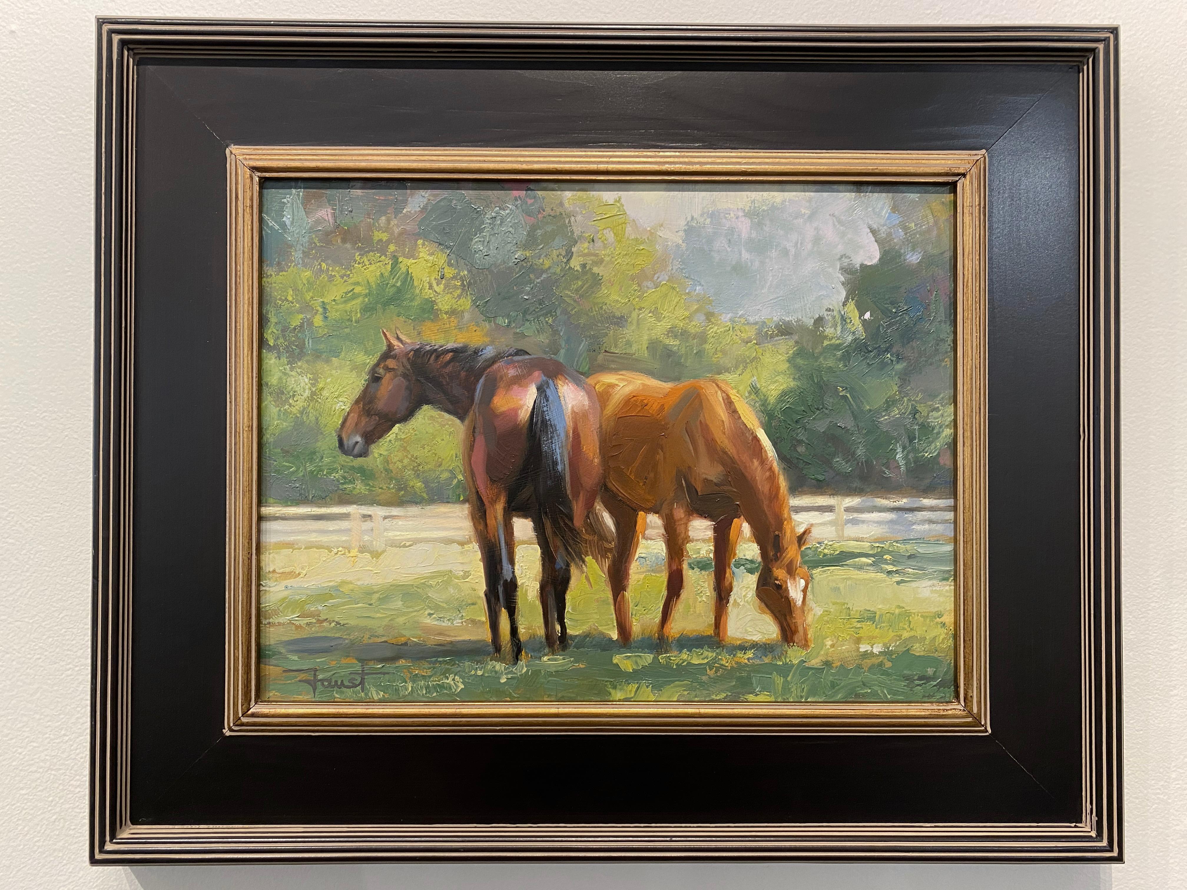 horses painting