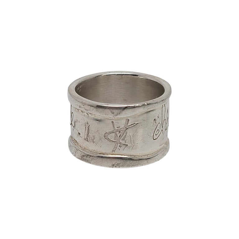 Shawn Killinger Sterling Silver "Hear My Soul Speak" Ring at 1stDibs
