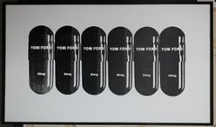 "TOO MUCH TOM (FRAMED)" Painting 27" x 46" inch by Shawn Kolodny