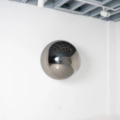 "BIG SHINY BALL" Abstract Wall Sculpture 36" x 36" x 36" in by Shawn Kolodny