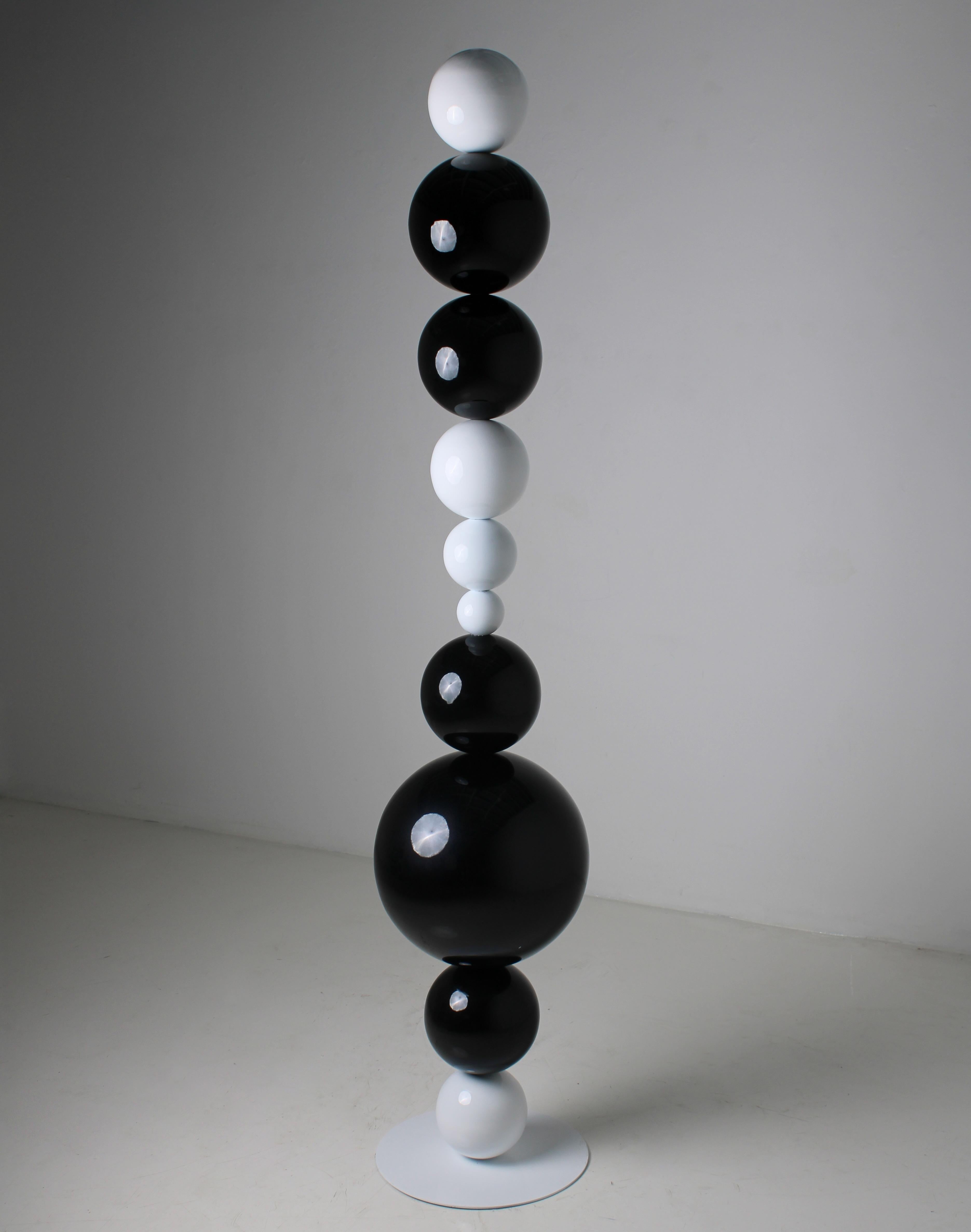 "Breath Sequence" Abstract Sculpture 90" x 18" x 18" in by Shawn Kolodny