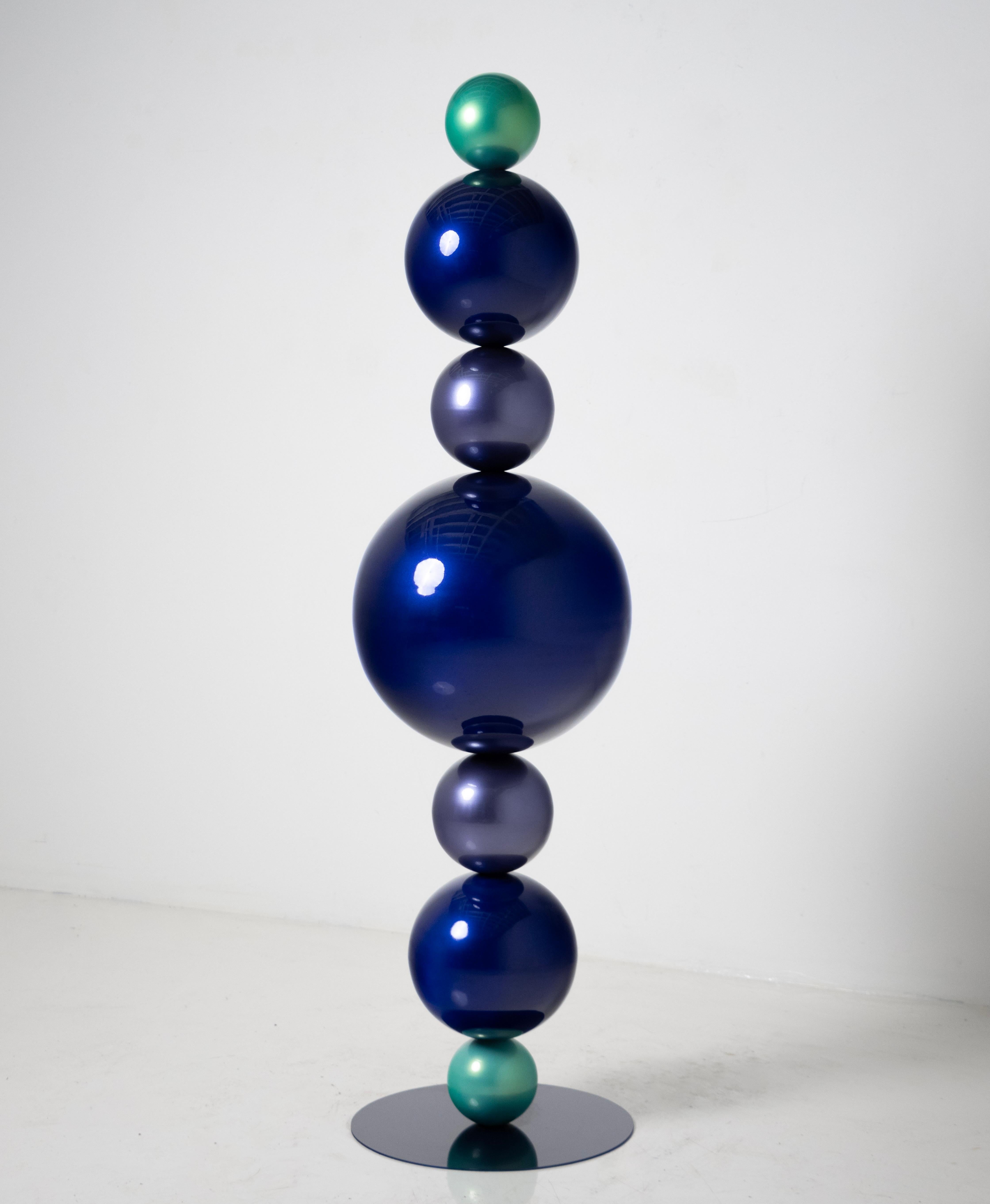 "Alineación Celestial" Escultura abstracta 66" x 18" x 18" in de Shawn Kolodny