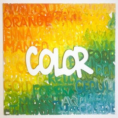 "Color" Mixed Media 40" x 40" x 3" inch by Shawn Kolodny
