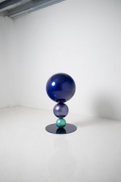 "Silencio fragmentado" Escultura abstracta 44" x 24" x 24" in de Shawn Kolodny