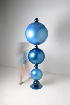 "Glacial Horizon" Abstract Sculpture 98" x 30" x 30" in by Shawn Kolodny