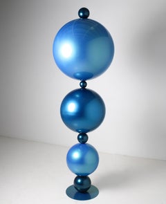 "Glacial Horizon" Abstract Sculpture 98" x 30" x 30" in by Shawn Kolodny