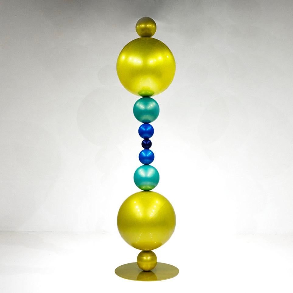 "Horizon" Abstract Sculpture 90" x 23" x 23" in by Shawn Kolodny
