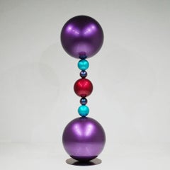 Scultura astratta "Luminous Flux" 72" x 23" x 23" di Shawn Kolodny