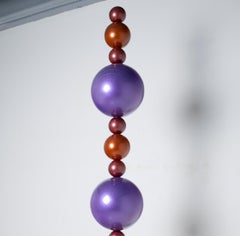 "Memory in Sepia" Abstract Sculpture 104" x 12" x 12" in by Shawn Kolodny