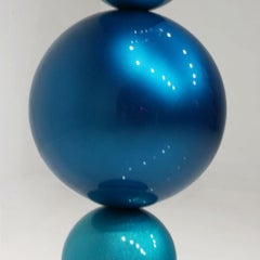 "Mint Cascade" Abstract Sculpture 70" x 12" x 12" in by Shawn Kolodny