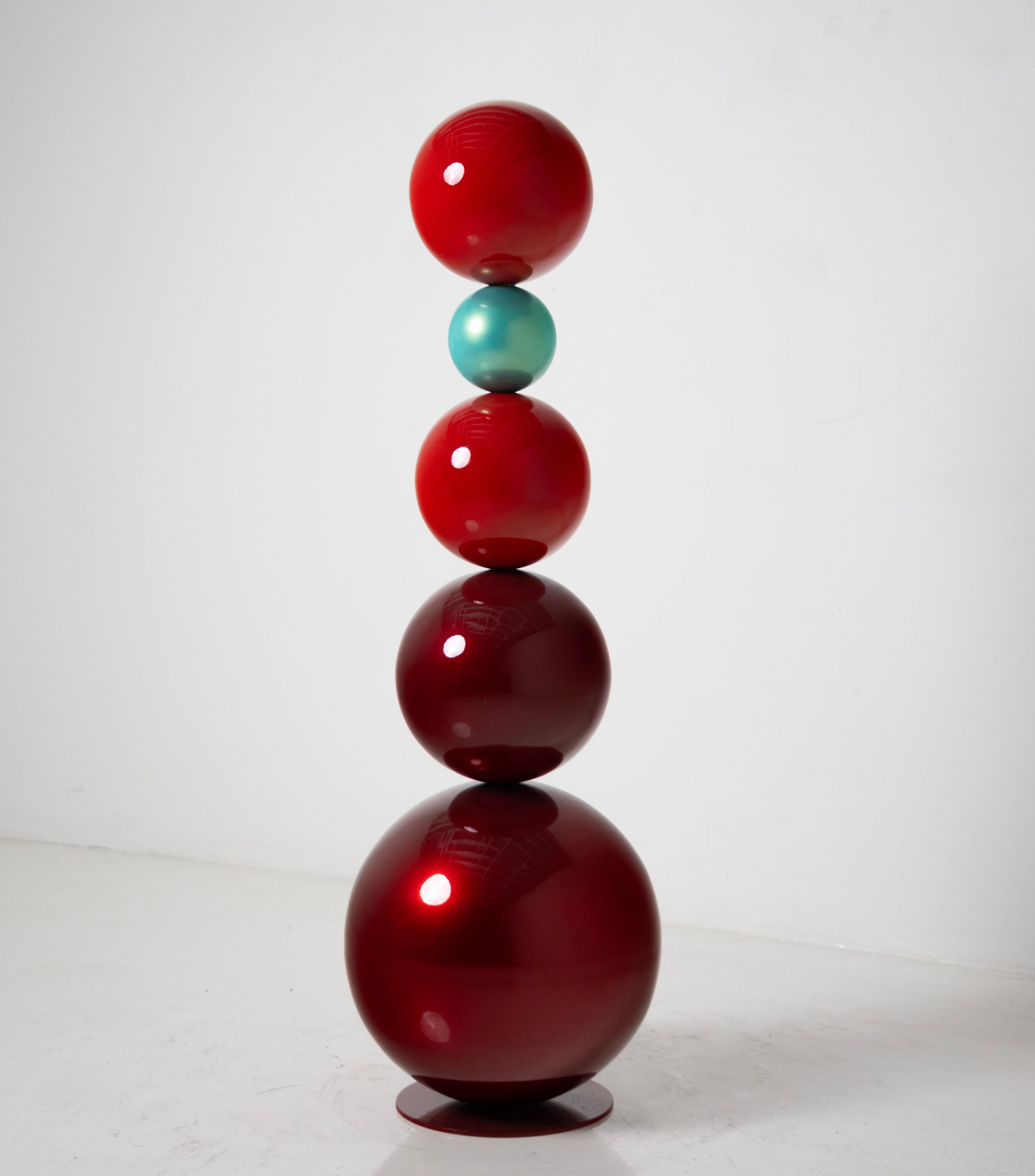 "Pulse of the Earth" Sculpture abstraite 56" x 18" x 18" in par Shawn Kolodny