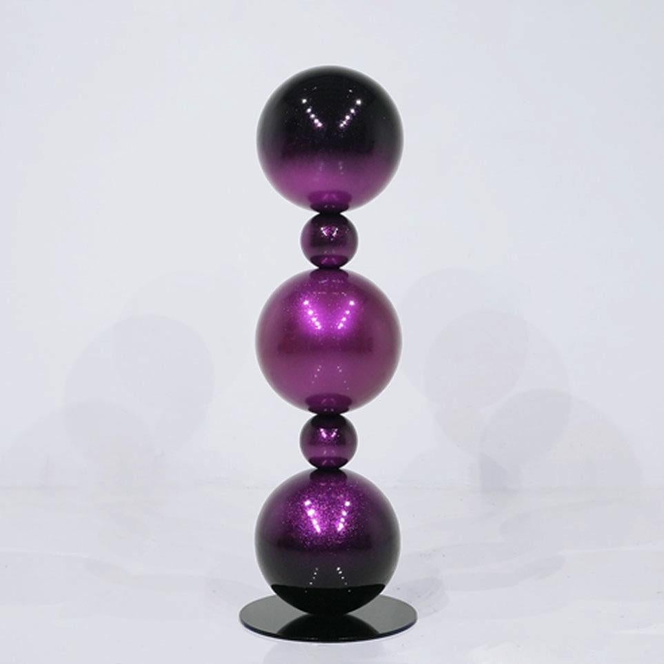 "Purple Haze" Abstract Sculpture 40" x 12" x 12" in by Shawn Kolodny