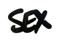 "Sex" Mixed media sculpture 24" x 24" x 1" inch by Shawn Kolodny