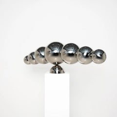 "THE WEIGHT OF THE WORLD" Abstract Sculpture 16" x 55" x 12" in by Shawn Kolodny