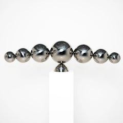 "EL PESO DEL MUNDO" Escultura de pared 16" x 55" x 12" in de Shawn Kolodny