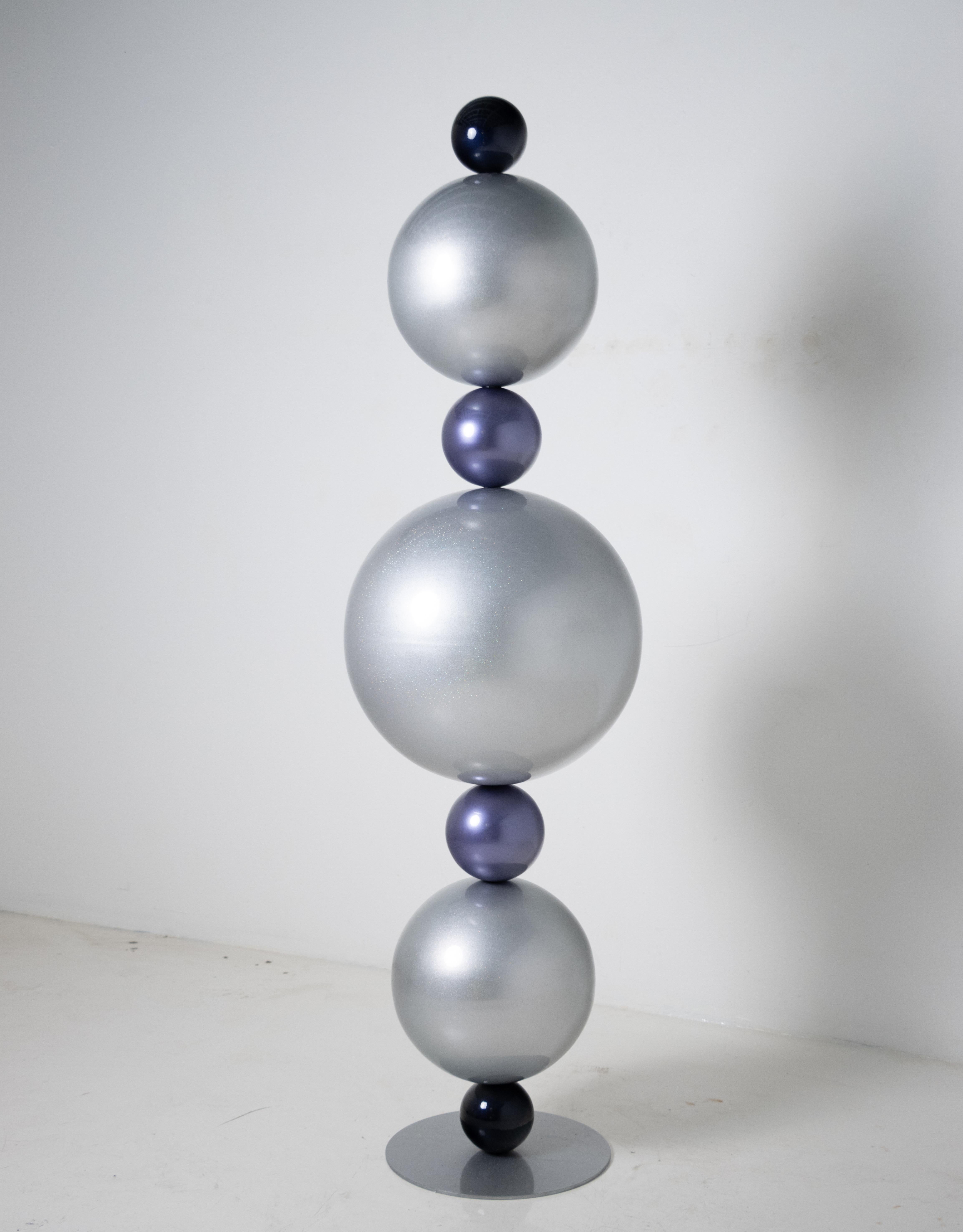 Scultura astratta "Veins of the Earth" di Shawn Kolodny, 88" x 24" x 24".