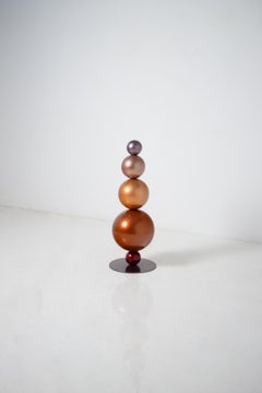 "Susurros del horizonte" Escultura abstracta 32" x 10" x 10" in de Shawn Kolodny