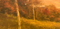 « Une mémoire d'automne », peinture à l'huile originale de paysage