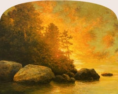 "Coda (Broken Rocks), " Oil Painting