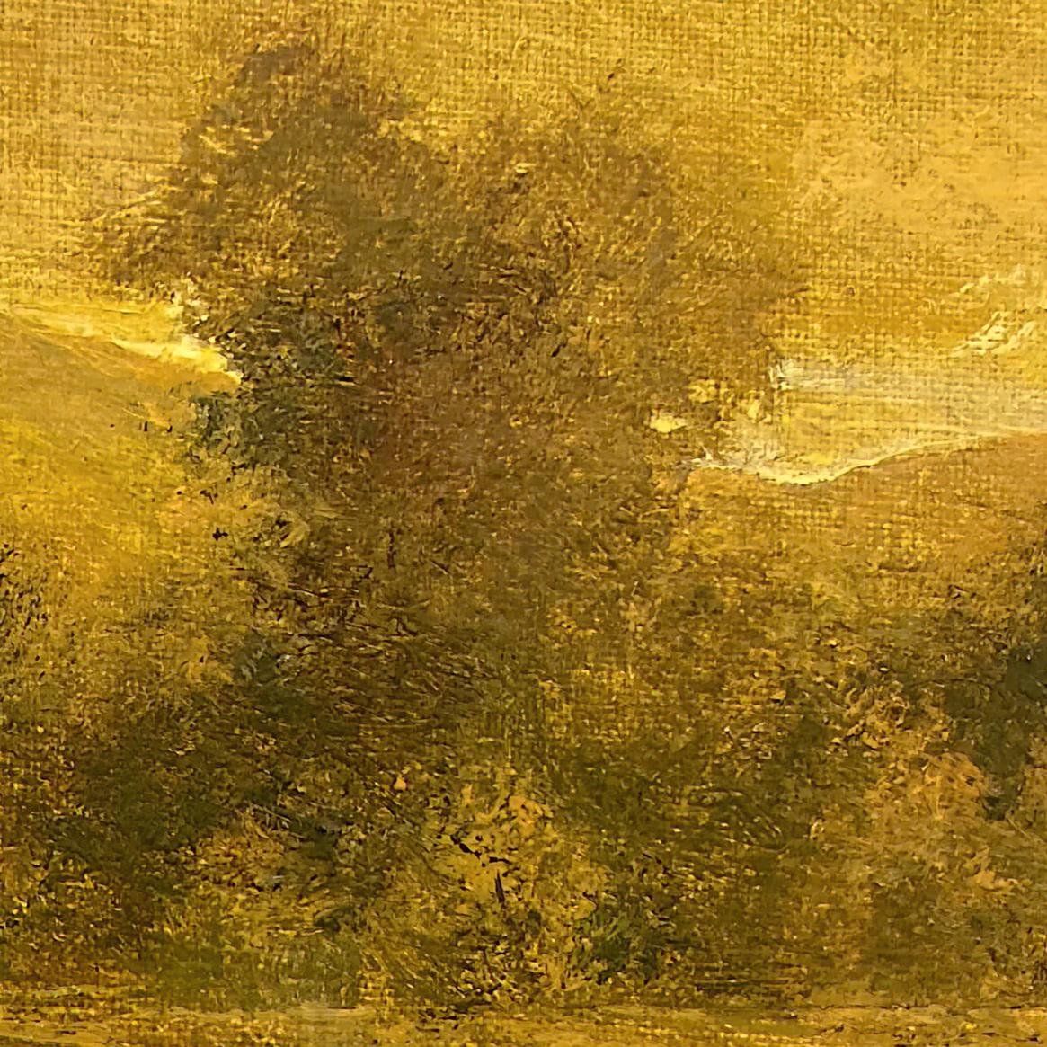 Era una tierra de abundancia, pintura al óleo original - Painting Realista de Shawn Krueger
