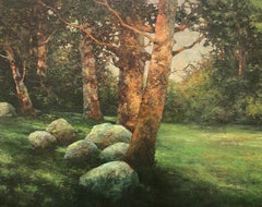 "The Recital at Dusk," Oil Painting