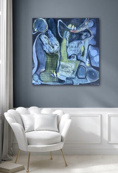 The Bullfighter's Dream, Mixed Media on Wood Panel