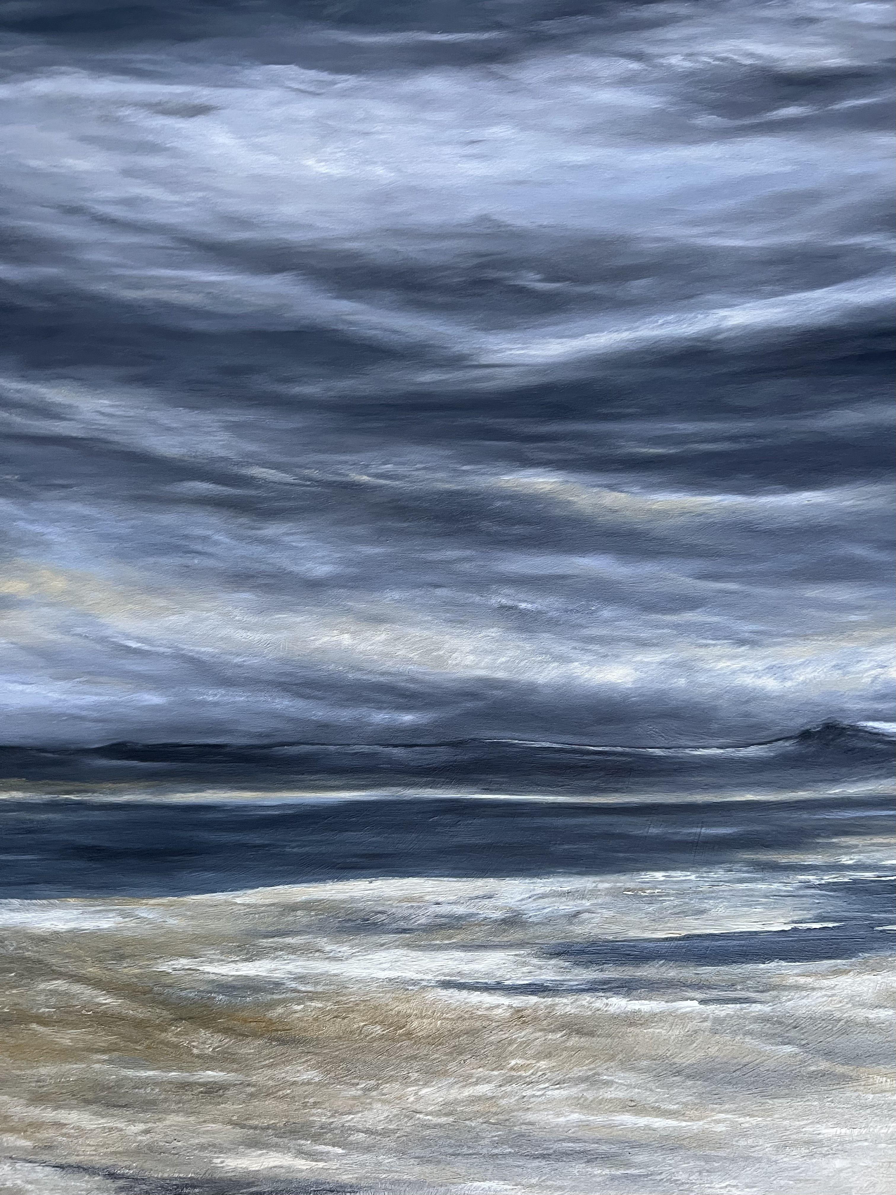 Midnight Shore, Painting, Oil on Canvas For Sale 1