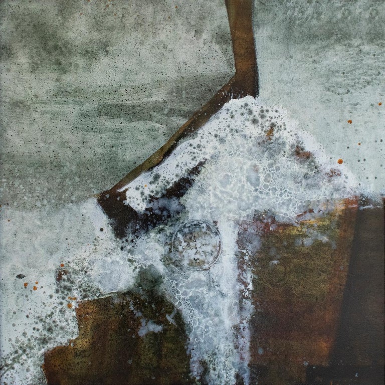 Shawn Snow The Sky Cracked Open Abstract Gestural Oil Painting